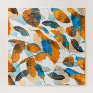 Puzzle Feuilles Silhouette : aquarelle, PA sans fil numér