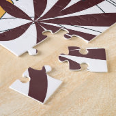 Puzzle Feuilles tropicaux : arrière - plan dynamique et t (Côté)