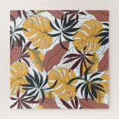 Puzzle Feuilles tropicaux : arrière - plan dynamique et t (Horizontal)