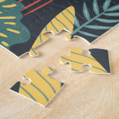 Puzzle Feuilles tropicaux : Arrière - plan sans couture b (Côté)