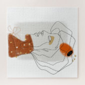 Puzzle Feuilles tropicaux, Design Motif sans couture. (Horizontal)