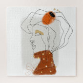 Puzzle Feuilles tropicaux, Design Motif sans couture. (Vertical)