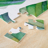 Puzzle Feuilles tropicaux : Motif imperméable (Côté)