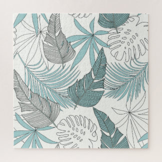 Puzzle Feuilles tropicaux : une tendance transparente