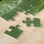 Puzzle Feuilles Vertes Roumanie - Art mural de feuillage (Côté)