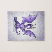 Puzzle Février Birthstone Dragon - Amethyst (Horizontal)