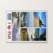 Puzzle Fidji - I Love - (Horizontal)