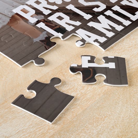 Puzzle Fière famille irlandaise Shamrock Lucky Clover Pho (Côté)