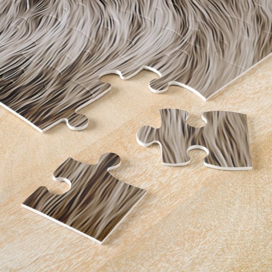 Puzzle Fière Lion - Visage - (Côté)