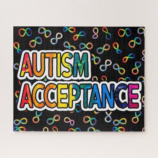 Puzzle Fierté autistique Neurodiversité Acceptation (Horizontal)