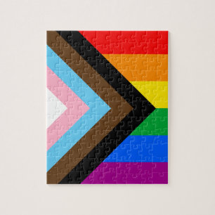 Puzzle Fierté de progrès LGBTQ+
