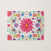 Puzzle Fiesta Floral Mexicana Folk (Horizontal)