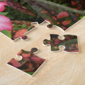Puzzle Fiesta tropicale de fleur - rose vif (Côté)