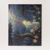 Puzzle Figure angélique priant dans le Saint-Jardin mysté (Vertical)