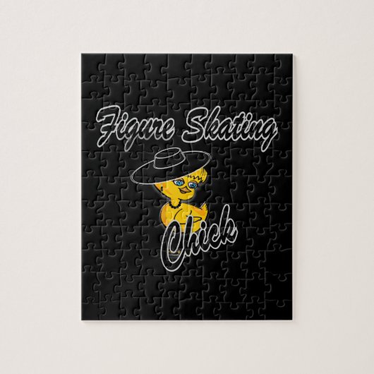 Puzzle Figure Skating Chick #4 (Vertical)