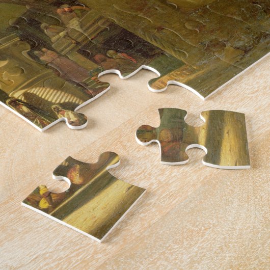 Puzzle Figures nombreuses dans un bazar africain du nord, (Côté)