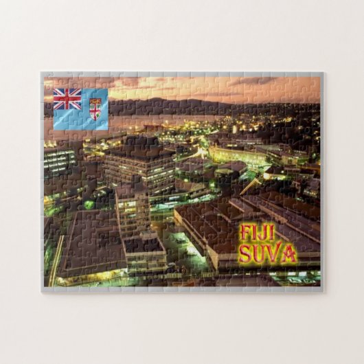 Puzzle Fiji -  Suva la nuit - (Horizontal)