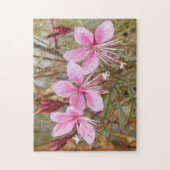 Puzzle - Fijne roze bloemen Legpuzzel (Verticaal)