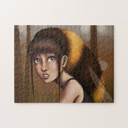 Puzzle Fille abeille bourdon (Horizontal)