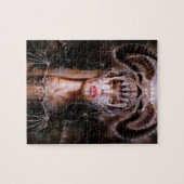Puzzle Fille abstraite de diables d'imaginaire renée (Horizontal)