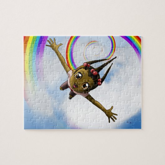 Puzzle Fille afro-américaine (Horizontal)