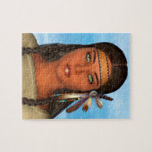 Puzzle Fille amérindienne (Horizontal)