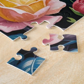 Puzzle Fille Ange Avec Fleurs (Côté)