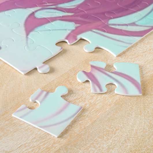 Puzzle Fille Anime avec Cupcake Whimsical (Côté)