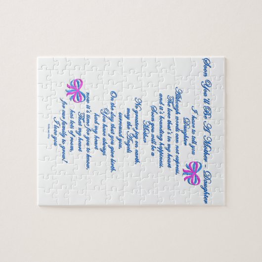 Puzzle Fille attendant le ęr bébé (Horizontal)