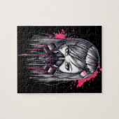 Puzzle Fille au néon de masque de gaz (Horizontal)