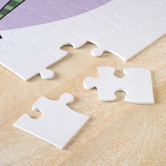 Puzzle Fille aux fleurs (Côté)