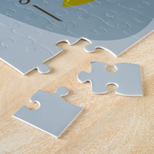 Puzzle Fille avec boîte cadeau de Noël (Côté)