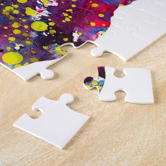 Puzzle Fille Avec Cheval Colorée (Côté)