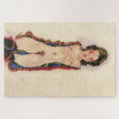 Puzzle Fille avec Garters rouges | Egon Schiele | (Horizontal)