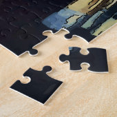 Puzzle Fille avec perle Earing, et Masque (Côté)