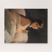 Puzzle Fille avec un médaillon (par Gerolamo Induno) (Horizontal)