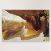 Puzzle Fille avec un panier de fruits (par Frederic Leigh (Horizontal)