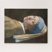 Puzzle Fille avec une oreille perle (Horizontal)