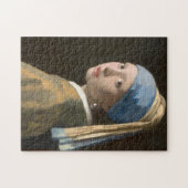 Puzzle Fille avec une oreille perle (Horizontal)