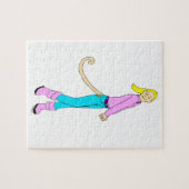 Puzzle fille avec une queue (Horizontal)