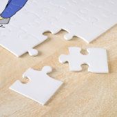 Puzzle fille avec une queue de lapin (Côté)