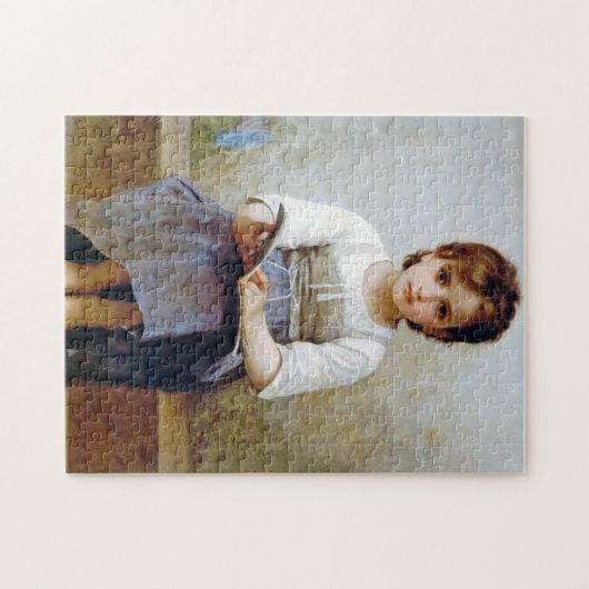 Puzzle Fille, Bouguereau (Horizontal)