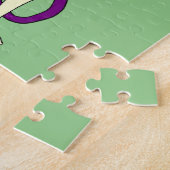 Puzzle fille chat  (Côté)
