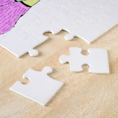Puzzle fille chat  (Côté)