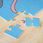 Puzzle fille chat   (Côté)