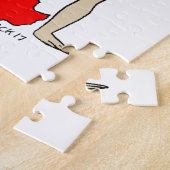 Puzzle fille chat  (Côté)