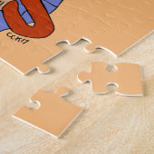 Puzzle fille chat   (Côté)