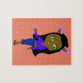 Puzzle fille chat chibi (Horizontal)
