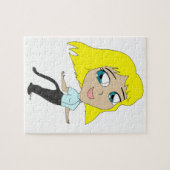 Puzzle fille chibi avec une queue (Horizontal)