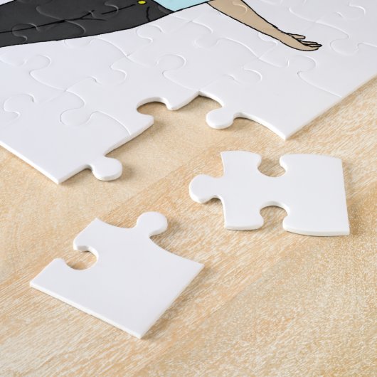 Puzzle fille chibi avec une queue (Côté)